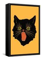 Black Cat-null-Framed Stretched Canvas
