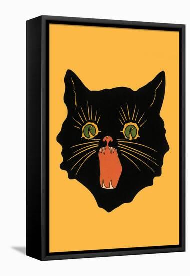 Black Cat-null-Framed Stretched Canvas