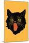 Black Cat-null-Mounted Art Print
