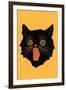 Black Cat-null-Framed Art Print