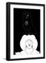 Black Cat-Aubrey Beardsley-Framed Art Print