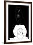 Black Cat-Aubrey Beardsley-Framed Art Print