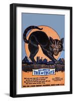 Black Cat-null-Framed Art Print