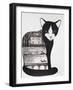 Black Cat-Oxana Zaika-Framed Giclee Print