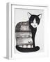 Black Cat-Oxana Zaika-Framed Giclee Print