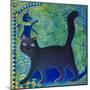 Black Cat-Oxana Zaiko-Mounted Giclee Print