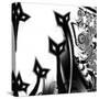 Black Cats-Mindy Sommers-Stretched Canvas