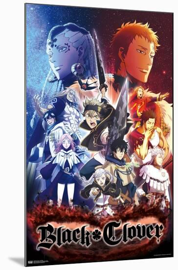 Black Clover - One Sheet-Trends International-Mounted Poster