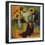 Black Cockerels-Anuk Naumann-Framed Giclee Print