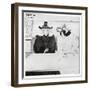 Black Coffee, 1895 (Litho)-Aubrey Beardsley-Framed Giclee Print