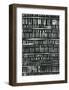 Black Collage-Morioke-Framed Art Print