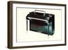 Black Console Piano-null-Framed Premium Giclee Print