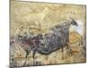 Black Cow Cave Painting at Lascaux-null-Mounted Photographic Print