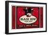 Black Cow Drink Label-null-Framed Giclee Print