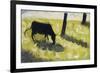 Black Cow in a Meadow, 1881-Georges Seurat-Framed Giclee Print