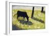 Black Cow in a Meadow, 1881-Georges Seurat-Framed Giclee Print