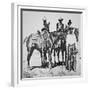 Black Cowboys at Bonham, Texas, C.1890 (B/W Photo)-American Photographer-Framed Giclee Print