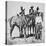 Black Cowboys at Bonham, Texas, C.1890 (B/W Photo)-American Photographer-Stretched Canvas