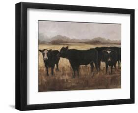 Black Cows I-Ethan Harper-Framed Art Print