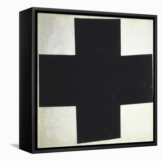 Black Cross-Kasimir Malevich-Framed Stretched Canvas