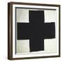 Black Cross-Kasimir Malevich-Framed Giclee Print