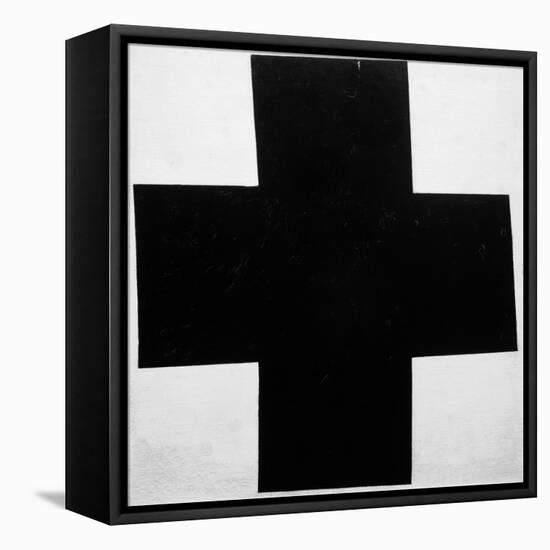 Black Cross-Kasimir Malevich-Framed Stretched Canvas