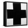 Black Cross-Kasimir Malevich-Framed Stretched Canvas