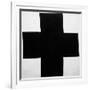 Black Cross-Kasimir Malevich-Framed Giclee Print