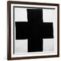 Black Cross-Kasimir Malevich-Framed Giclee Print