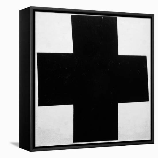 Black Cross-Kasimir Malevich-Framed Stretched Canvas