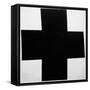 Black Cross-Kasimir Malevich-Framed Stretched Canvas