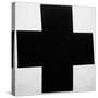 Black Cross-Kasimir Malevich-Stretched Canvas