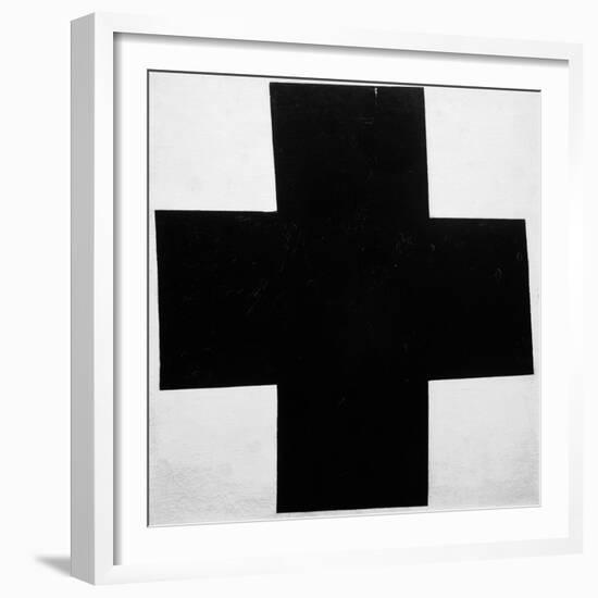 Black Cross-Kasimir Malevich-Framed Giclee Print