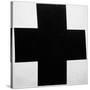 Black Cross-Kasimir Malevich-Stretched Canvas