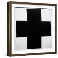 Black Cross-Kasimir Malevich-Framed Giclee Print