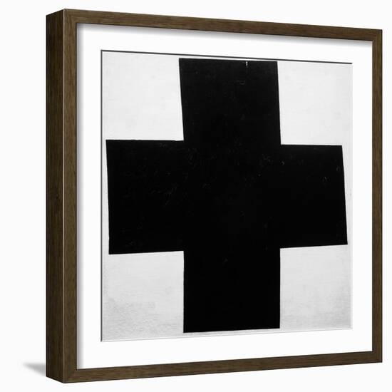 Black Cross-Kasimir Malevich-Framed Giclee Print