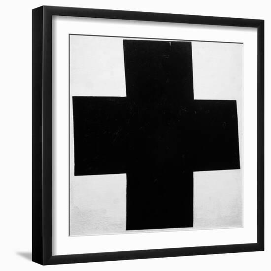 Black Cross-Kasimir Malevich-Framed Giclee Print