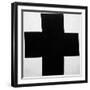 Black Cross-Kasimir Malevich-Framed Giclee Print