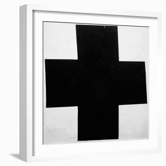 Black Cross-Kasimir Malevich-Framed Giclee Print