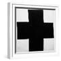 Black Cross-Kasimir Malevich-Framed Giclee Print