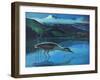 Black Crowned Night Heron-Stan Galli-Framed Giclee Print