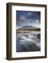 Black Cuillin Mountains with the River Sligachan, Isle of Skye, Inner Hebrides, Scotland, UK-Mark Hamblin-Framed Photographic Print