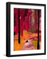 Black Dog, 2013-David McConochie-Framed Giclee Print