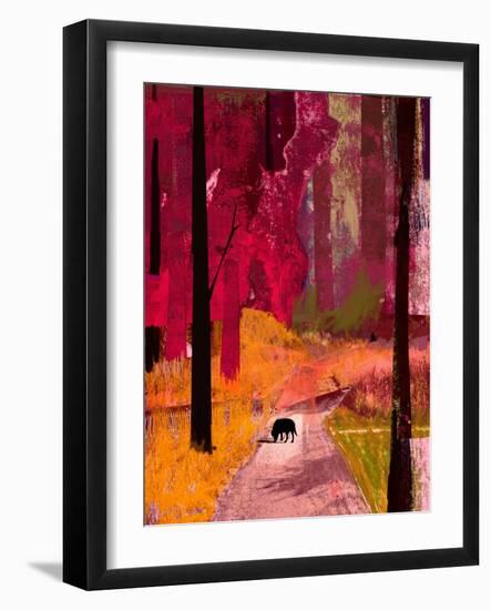 Black Dog, 2013-David McConochie-Framed Giclee Print