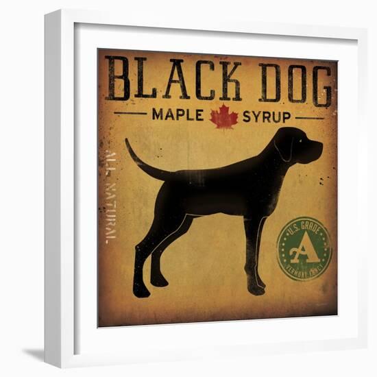 Black Dog at Show No VT-Ryan Fowler-Framed Art Print