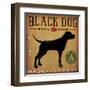 Black Dog at Show-Ryan Fowler-Framed Art Print