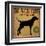 Black Dog at Show-Ryan Fowler-Framed Art Print