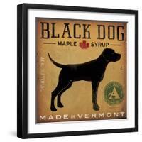 Black Dog at Show-Ryan Fowler-Framed Art Print