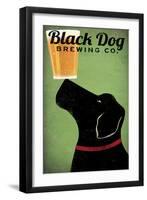 Black Dog Brewing Co on Green-Ryan Fowler-Framed Art Print