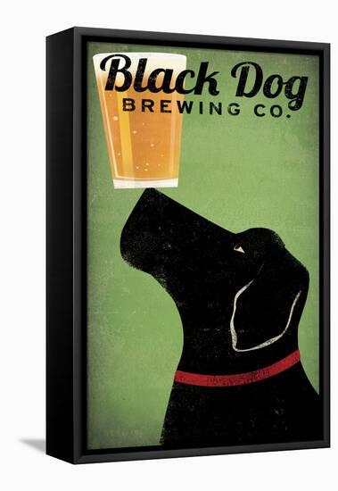 Black Dog Brewing Co on Green-Ryan Fowler-Framed Stretched Canvas